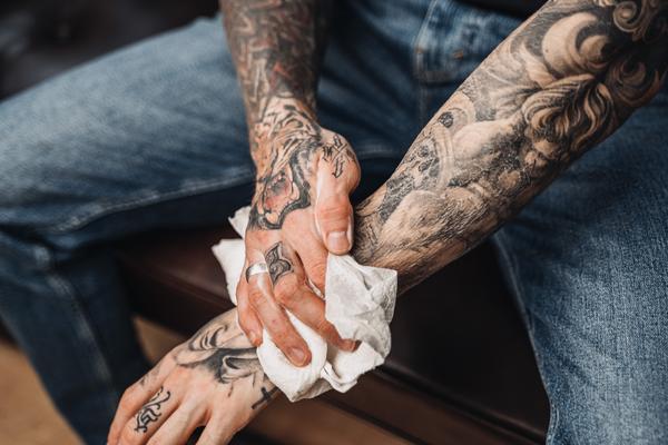 Is it normal for a new tattoo to look very light after peeling? - Quora